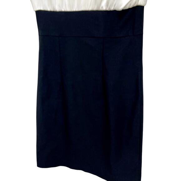 Vintage Y2K Women’s Black/White Ruffle Scoop Neckline Bodycon Mini Dress ; Small - Picture 10 of 15